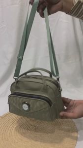 Slingbags Wanita Ghania Tas Import Murah Selempang Simple 2 Ruang