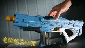 BenMaxx ปืนฉีดน้ำไฟฟ้า ความจุขนาดใหญ่ ปืนฉีดน้ำของเล่น ปืนฉีดน้ำไฟฟ้าขนาดใหญ่คลิกเดียวดูดซับน้ำความจุขนาดใหญ่ปืนฉีดน้ำแรง