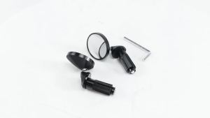 Universal Motorcycle Bar End Mirrors 360 Rotable Eletric Vehicle Wide-Angle Road Cycling Adjustable Handlebar Rear View Mirror
