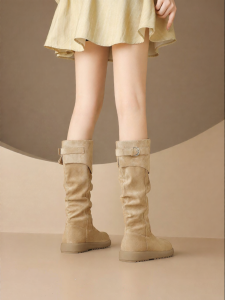 Josiny | Retro Cowboy Style Desert Aesthetic High Shaft Boots