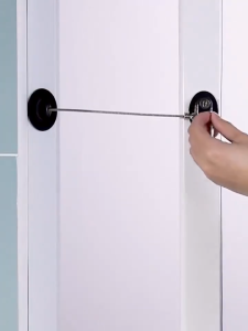 2PCS Refrigerator Door Lock Strong Adhesive Freezer Door Lock File Window Lock Child Safety Baby Care Refrigerator Cabinet Lock Drawer