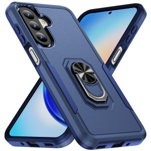 szhaiyu | Armor Ring Stand Phone Case for Samsung Galaxy S26 Ultra S25 FE S24 S23 S22 S21 Plus A57 A27 A17 A37 A56 A16 A36 A55 A35 Cover