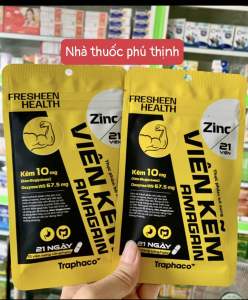 Combo 2 túi kẽm Amagain dùng được 2 tháng - hàng mới date mới