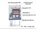 Rơ le , relay 5 chân 12v 40A có diode bảo vệ, chống nước. 