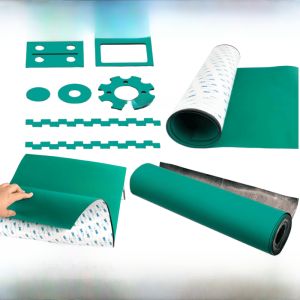 Xanh Lá Thảm Trải Bàn Phòng Thí Nghiệm Chống Tĩnh Điện Cao Su Co Giãn Xử Lý Tấm Lót Bàn Phòng Thí Nghiệm Tự Dính Chịu Nhiệt Độ Cao