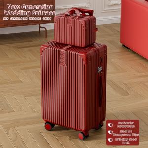MIMANI | Wedding Bridal Gift Durable Thickened Luggage 24in