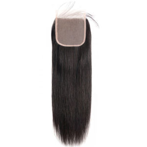 4x4 5x5 6x6 Lace Closure Straight Human Hair  Transparent 13x4 Lace Frontal Closure Straight Human Hair For Woman