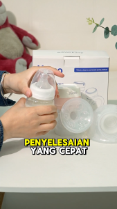 Electric Breast Pump 2 in 1 Painless Wearable Breast Pump Rechargeable Breastfeeding Device Wireless Pam Susu