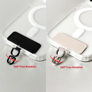 High-End Rotating Metal Clip Phone Lanyard Ultra-Thin Exquisite Durable Alloy Mobile Phone Accessory Home Leisure Digital Parts