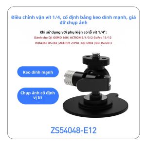 Đế Gắn Từ Tính Dính Chắc Linh Hoạt Dành Cho DJI Osmo 360 Action 5 Pro Pocket3 GoPro - Phụ Kiện Gắn Mũ Bảo Hiểm Xe Máy Ô Tô