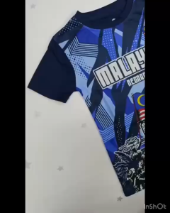 BAJU JERSI MERDEKA LENGAN PENDEK BUDAK YANG 1-8 TAHUN