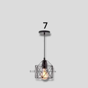 Lampu Gantung Minimalis Modern Industrial 1 Cabang Fullset