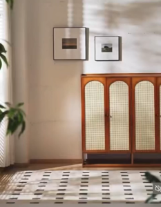 ตู้รองเท้า ชั้นวางรองเท้า ระบายอากาศได้ ตู้รองเท้าไม้ ทนทาน ทำโดยไม้ไผ่ธรรมชาติ ประหยัดพื้นที่ 4/3/2 ประตู