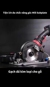 Giá đỡ máy mài máy cắt cầm tay - Bộ chuyển đổi máy mài thành máy cưa máy cắt gỗ có bàn chỉnh góc 45 độ cầm tay tiện dụng