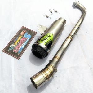leheran leher knalpot racing Norifumi GTX Jupiter z Z1 Vega R ZR Supra x fit Supra x 125 Blade smash Shogun axelo kharisma Astrea inlet 50 mm