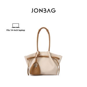 Jonbag | Ladies Vintage Plaid Large Capacity Commuter Tote Bag