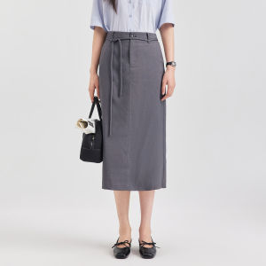 Gray Design Stylish Lightweight Skirt for Summer