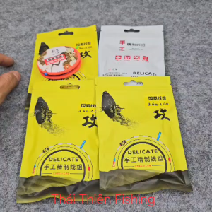 Combo 2 Trục Câu Đài Buộc Sẵn Delicate 3m6–6m3 Dây Nylon Bền Chống Rối