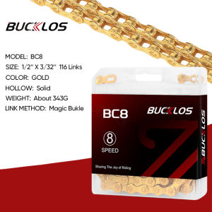 BUCKLOS MTB Bike Chain Road Bicycle Corrente 8/9/10/11/12S Mountain Bike Current 10 11 12 Speed Cycling 10S 9S 8S MTB Bike Parts