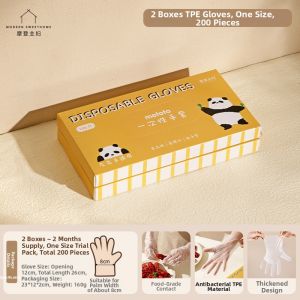 MODERN SWEETHOME | Food Grade Disposable Kitchen Gloves Thickening