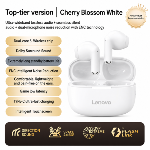 Lenovo | Lenovo EA110 Bluetooth Wireless Earphone ENC High-Definition In Ear Call Headphones Noise Reduction Game HD Voice Sport Earbuds