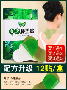 Argy Wormwood Shoulder and Neck Knee Plaster Hot Compress Lumbar Knee Pad Pain Patch Genuine Goods Argy Wormwood Moxibustion Joint Warm Moxibustion Patch Flagship Store