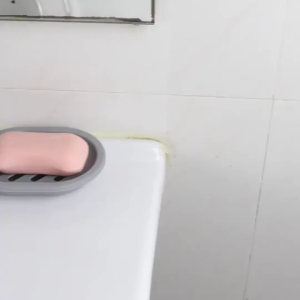 Tempat Sabun Batang Bentuk OVAL Kamar Mandi Double Layer Wadah Sabun Mandi Batang Kotak Sabun OVAL