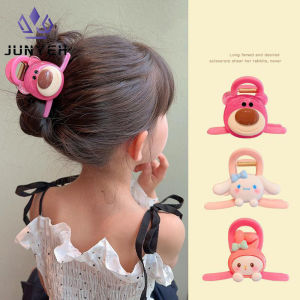 Junyeh Kẹp tóc càng cua Clip Cho trẻ em dễ thương Ngọt Ngào Sanrio kẹp tóc Bé Gái phong cách Hàn Quốc Dâu Gấu Vừa Cá Mập Clip Kẹp Tóc Thời Trang