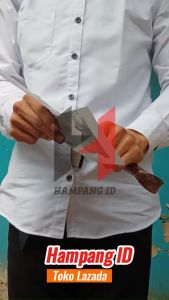 Pisau Golok Sembelih Badik Bugis Aren Baja Per