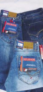 Celana Jeans Pria Regular Fit 0riginal Rovemos Fashion International Size 28 Sampai 38