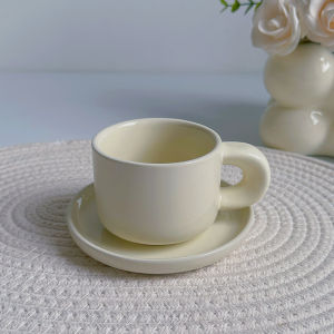 Simple Mini Ceramic Coffee Cup Set