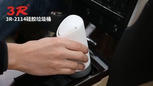 Tempat Sampah Mobil Mini Silicone Waterproof Car Trash Can Tong Sampah Mobil Multifungsi Car Storage Box