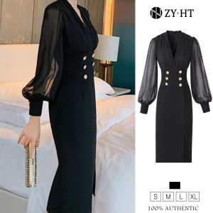 EraVoge เดรสชีฟอง เดรสรัดรูป เดรสไปงานแต่ง เดรสผ่าข้าง เดรสออกงาง เดรสเกาหลี เดรสสาวอวบ เดรสแฟชั่นสวยๆ ชุดเดรสเซ็กซี่ เดรสทำงาน 3794