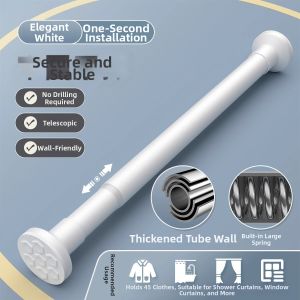 Adjustable No-Drilling Pole For Various Usage