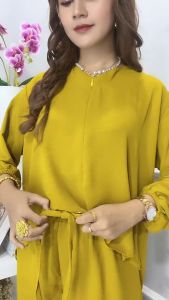 Zaskia One Set Oversize Crinkle Airflow