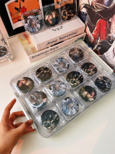 Barji Storage Box Dustproof Desktop Sealed Laser Ticket Display Badge Star Film Anime Peripheral Millet Storage Rack