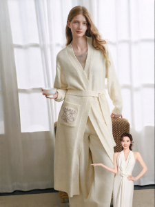 Winter Warm Fleece Women Pajama Set
