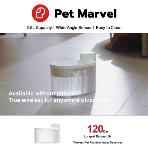 【SG Stock】Wireless Pet Water Fountain | Rechargeable Battery| for Cats&Dogs | 1-Year SG Warranty