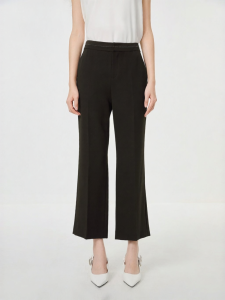 Koradior | Trumpet Leg Slit Professional Business Matching Pants Women