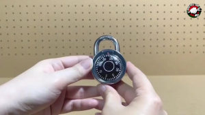 Keyless Padlock สแตนเลสกันน้ํา Dia Lock ล็อคแผ่นเสียงรักษาความปลอดภัยสูงทรงกลม