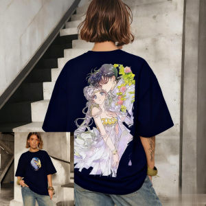 Bandai | Oversized Streetwear Sailor Moon Anime Graphic T-shirt Men Women Short Sleeve Tee Summer Trendy Casual Tops Y2k Clothes Kawaii