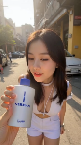 Sữa tắm gội toàn thân Gentleman Nerman 350ml hương nước hoa sạch gàu sảng khoái giữ hương lâu giúp giảm mụn mịn da