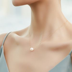 Corinna  Pearl Necklaces for Women Jewelry Sweet Simple 925 Sterling Silver Choker