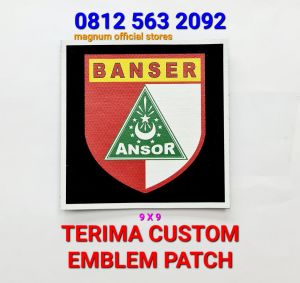 Patch Emblem BANSER ANSOR NU Prepet Perekat Velkro Tactical Army Terbaru