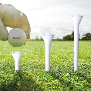 Bộ 50 Tee Golf Bộ 38mm/70mm/83mm Chiều Dài Bằng Nhựa Hệ Thống Tee Chuyên Nghiệp Crown Tee Dành Cho Người Chơi Gôn