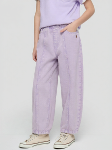 Gap | Cotton Embroidery Elastic Waist Loose Jeans