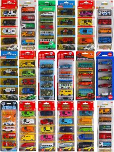 ชุดรถโมเดลจำลอง รถบัสขนส่งสาธารณะ รถพยาบาล รถกู้ภัย รถเมล์ รถบัสขนส่งมวลชน ของเล่นจำลองสำหรับเด็ก โลหะผสม