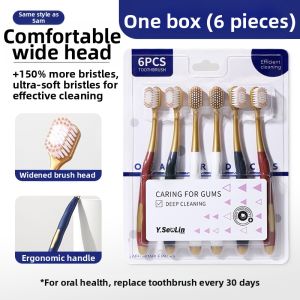 YIYANSENLIN | Soft Bristle Travel Friendly Mens Toothbrush