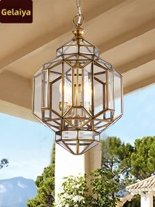 GELAIYA | Waterproof Retro Copper Outdoor Lighting