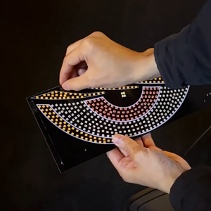 [Plug and Play] 2PCS LED Devil Eye Dynamic Warning Light Anti Tailgate Car Truck Lorry Bus Devil Eye